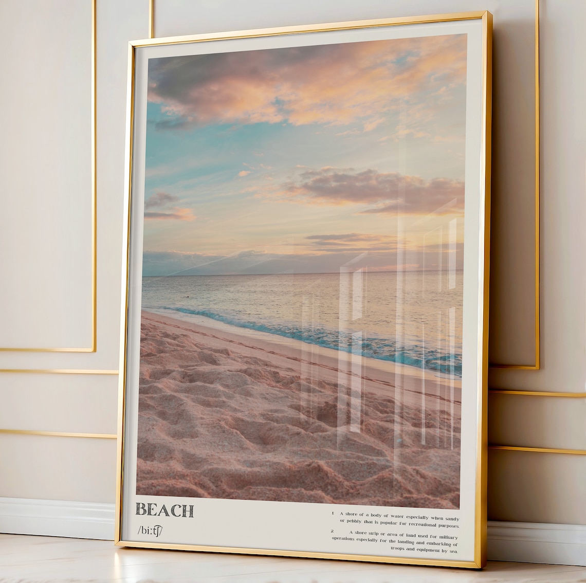 Coastal Beach Beach House Decor Art Print