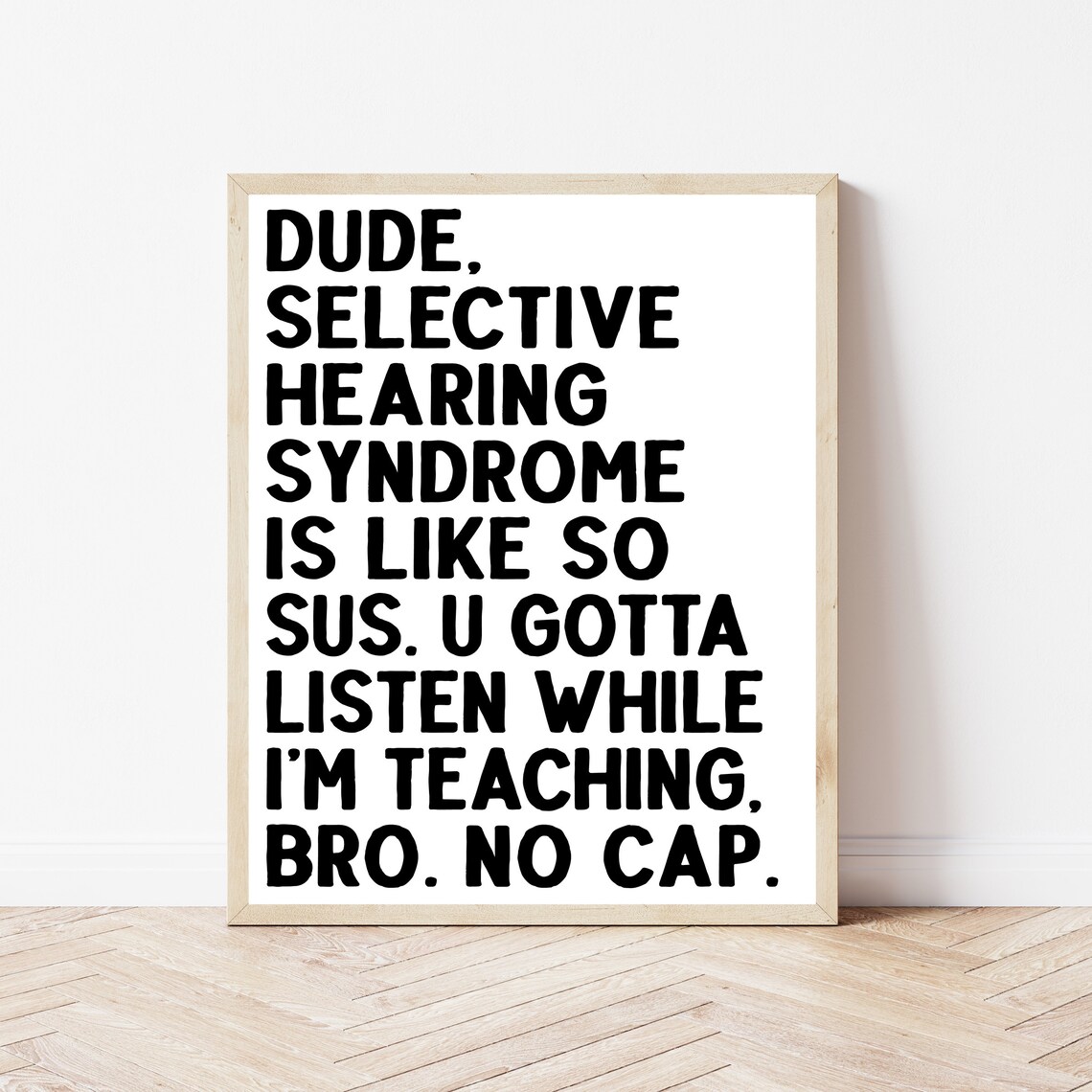 Middle High School Classroom Decor Funny Class Rules Poster