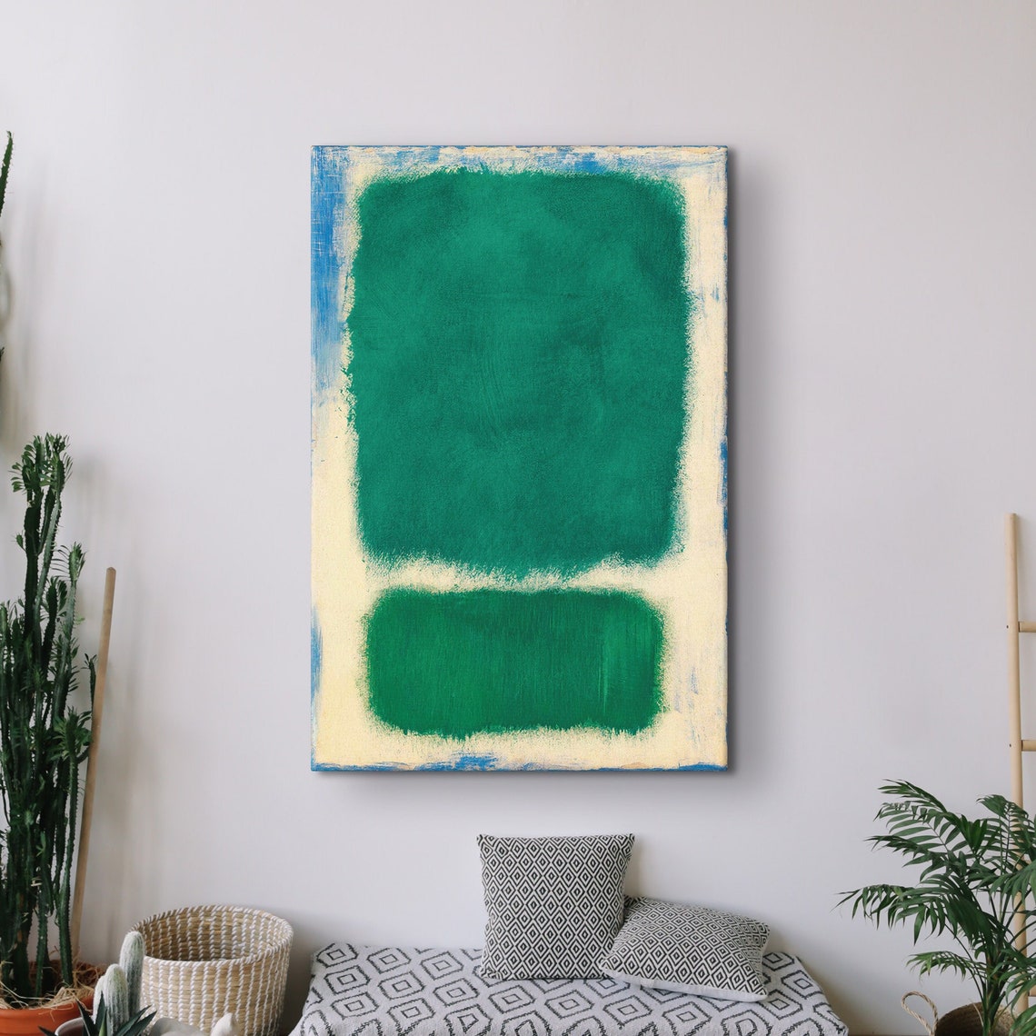 Mark Rothko Beige Over Green Print Mark Rothko Extra Large Exhibition Poster Expressionism Art Rothko Reproduction Art Mark Green Art