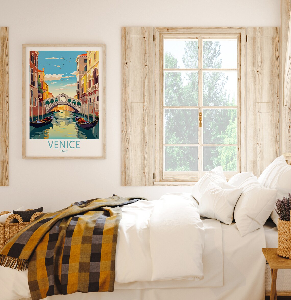 Venice Italy Travel Poster, City Travel Art Print - Image 2