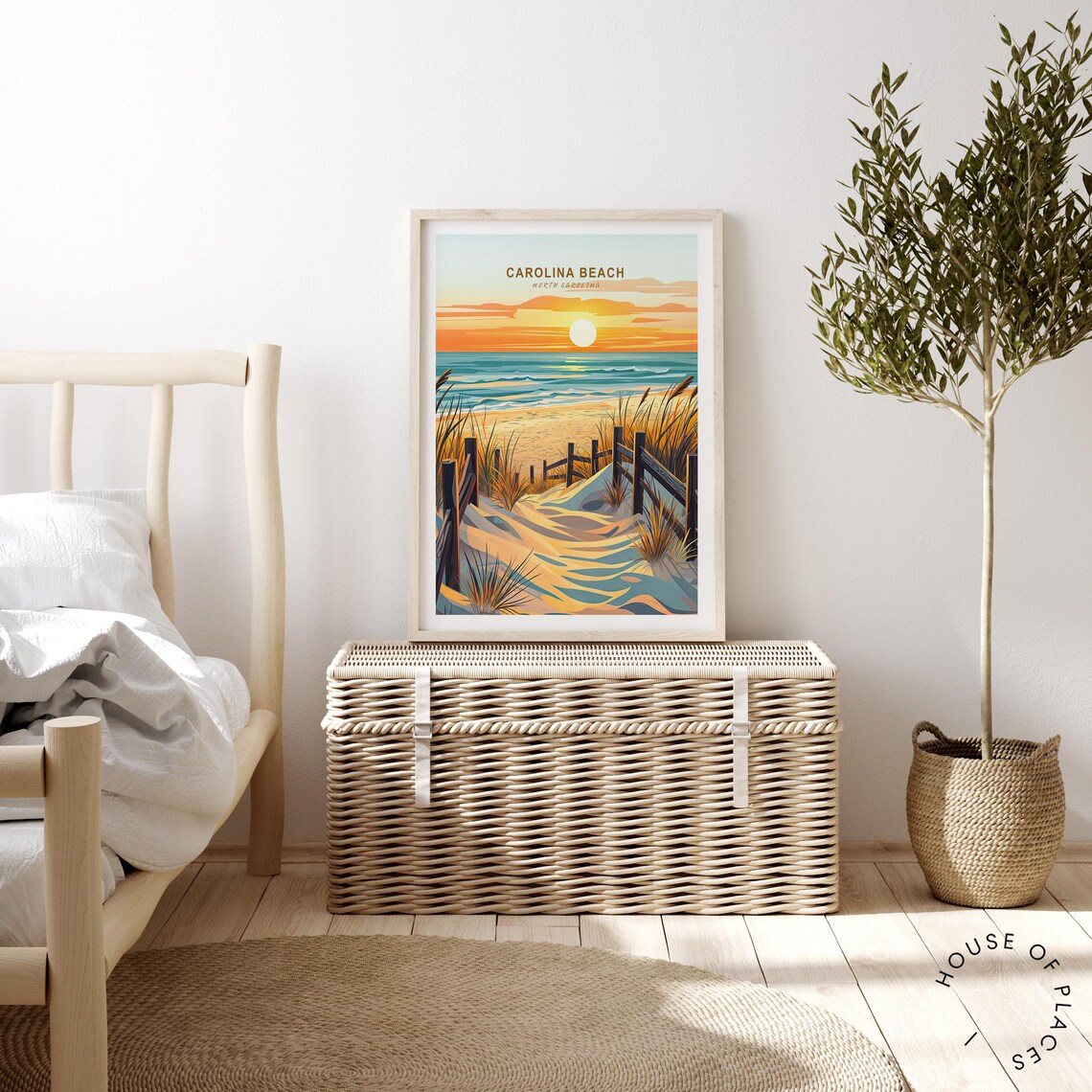 Carolina Beach, North Carolina Travel Poster - Image 2