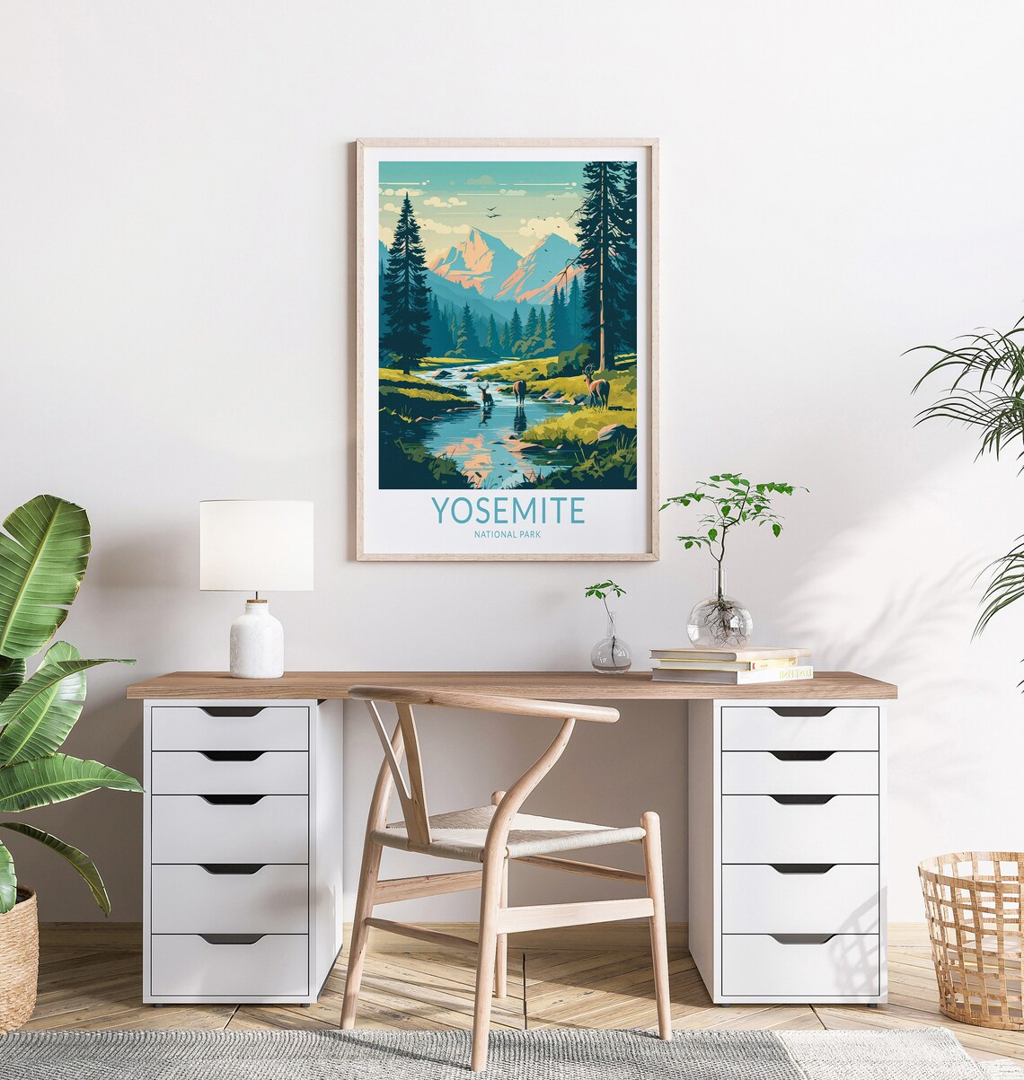 Yosemite Travel Poster, California National Park Print - Image 2