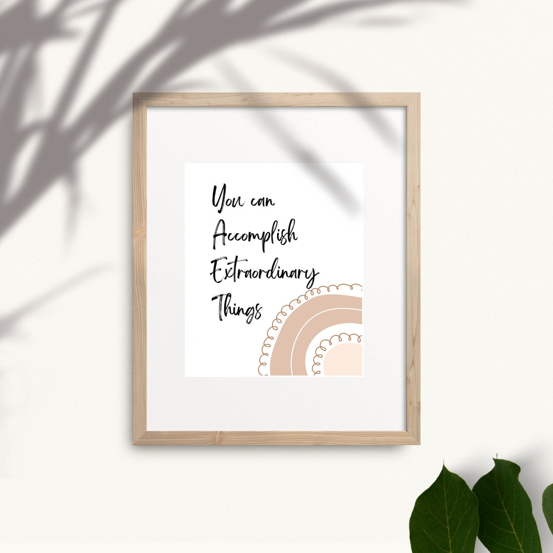 You Can Accomplish Extraordinary Things Rainbow Script Poster - Image 7