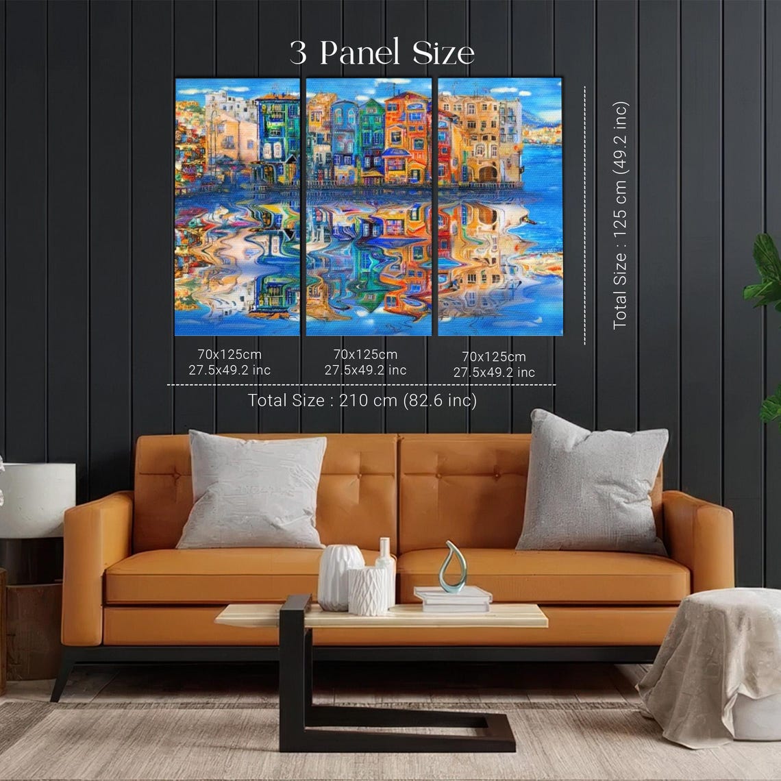 Amsterdam Canal Houses Water Reflection Cityscape Art Poster - Image 2