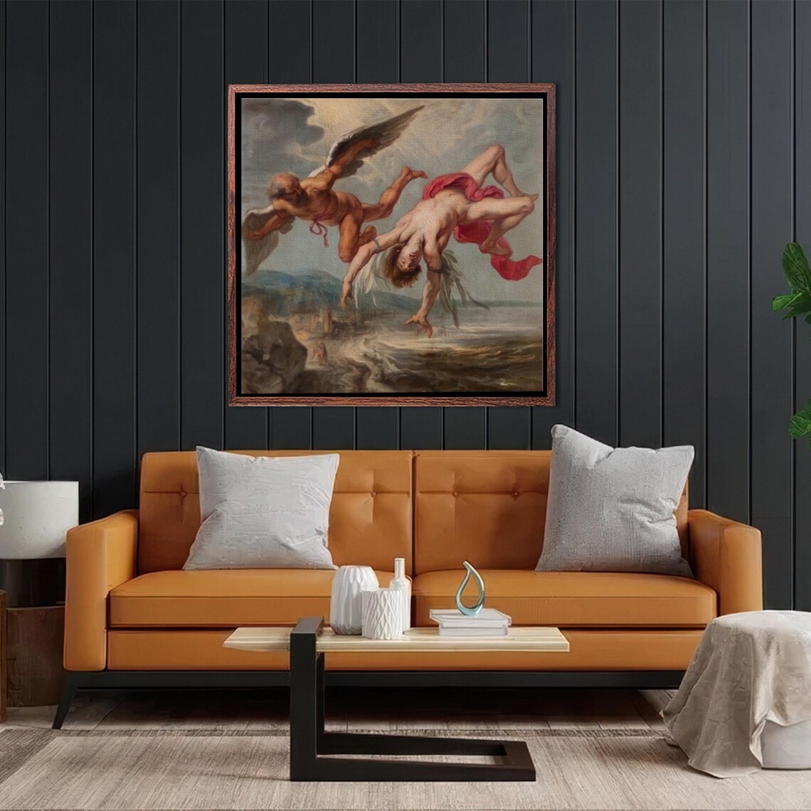 The Fall Of Icarus Classic Greek Mythology Oil Painting Poster - Image 2