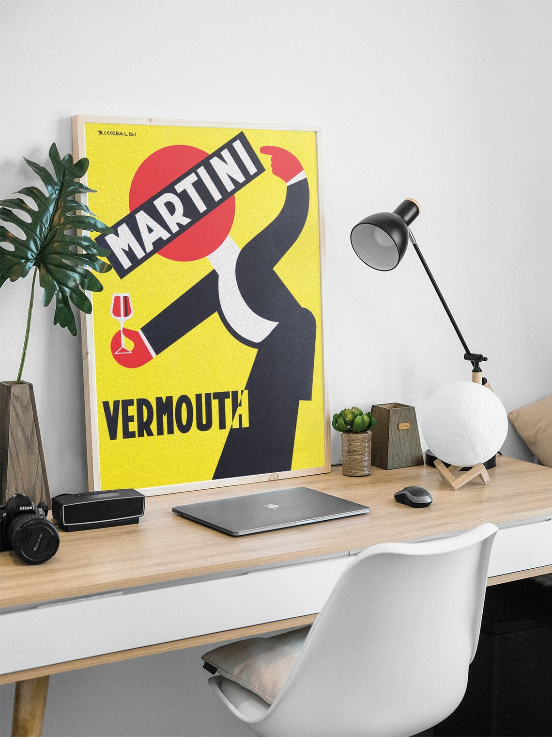 Martini Vermouth Vintage Cocktail Bar Advertising Art Poster - Image 3