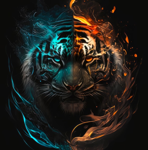 Tiger, High Resolution Wall Art Print