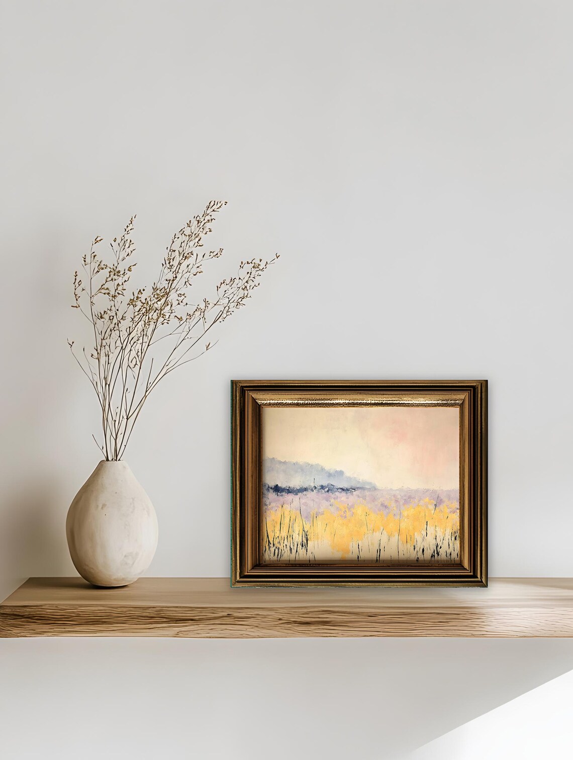 Abstract Lavender Art Print, Minimalist Watercolor - Image 2