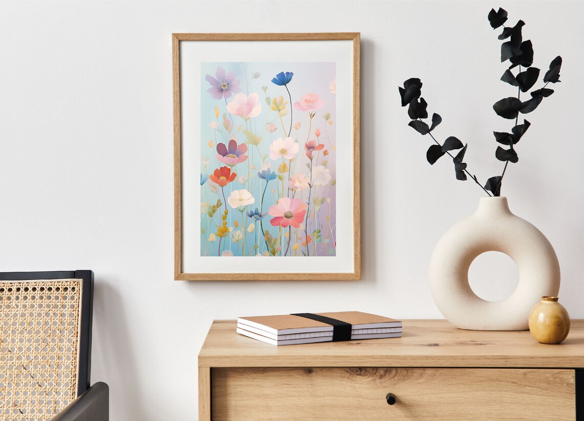 Flower Illustration, Floral Decoration Sheet - Image 3