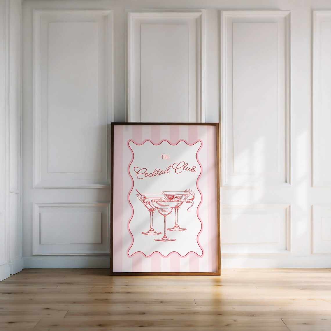 The Cocktail Club, Funky Bar Cart Art Print - Image 2
