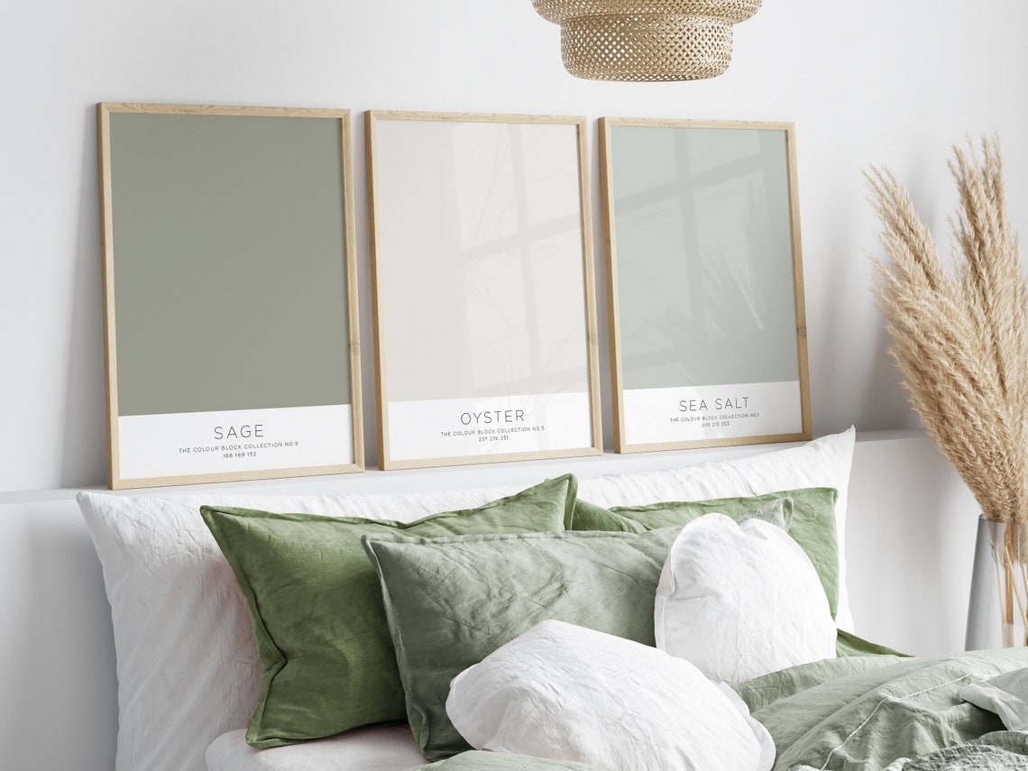Oyster Colour Block Collection No 5 Minimalist Neutral Wall Art - Image 4