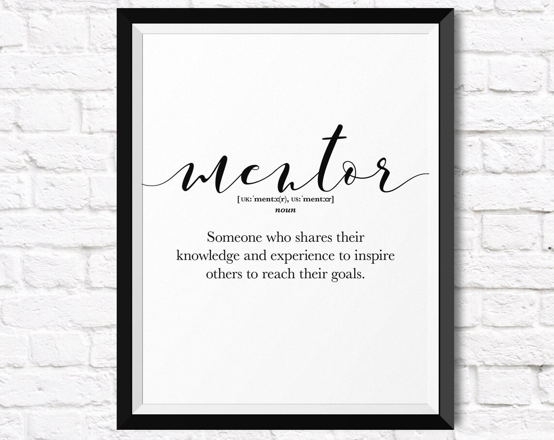 Mentor Christmas Thank-You Gift Poster Print - Image 3