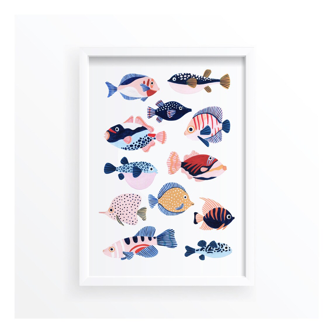 Tropical Fish Art Print, Under the Sea Nursery Decor - Image 4