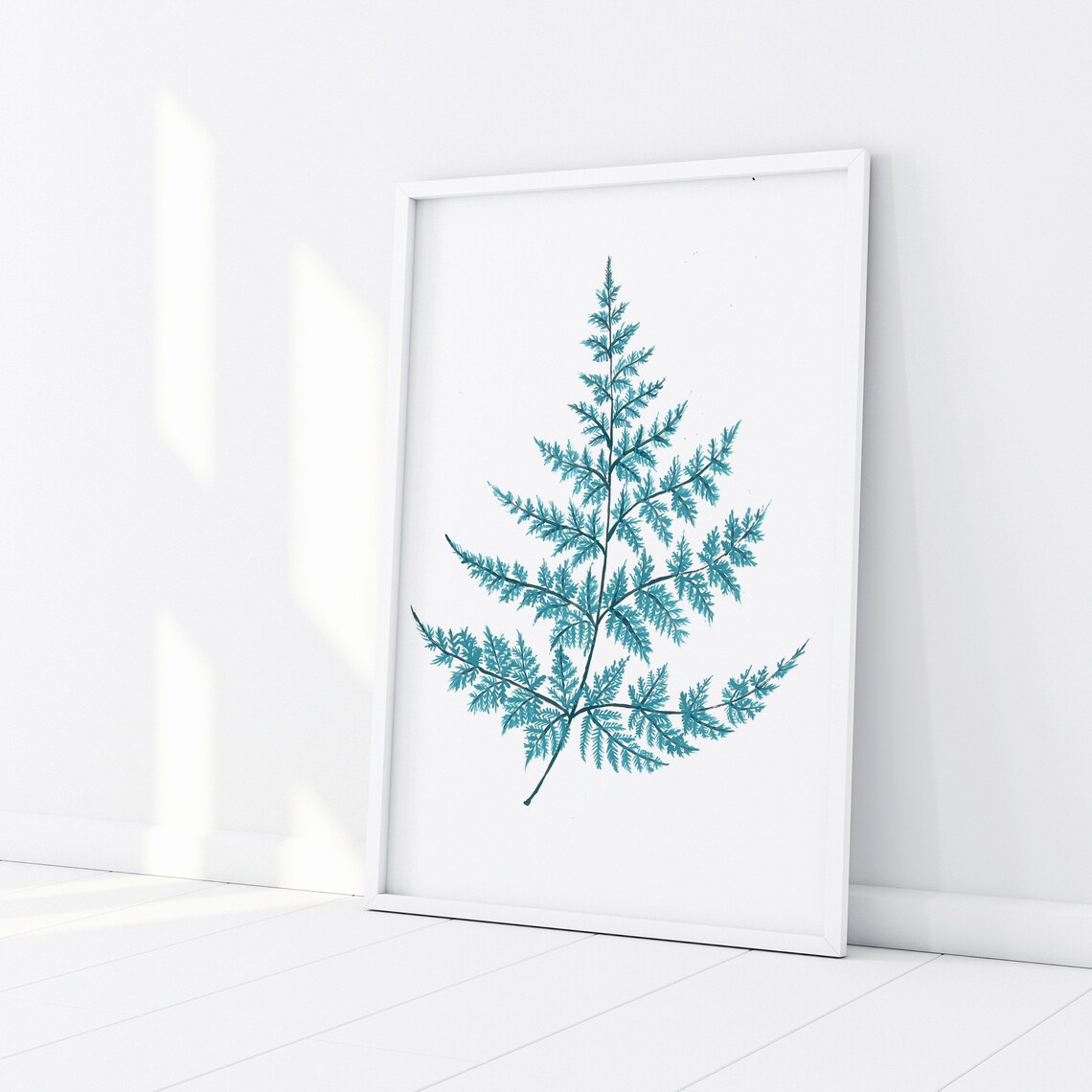 Fern Botanical Watercolor Art Print, Home Decor - Image 2