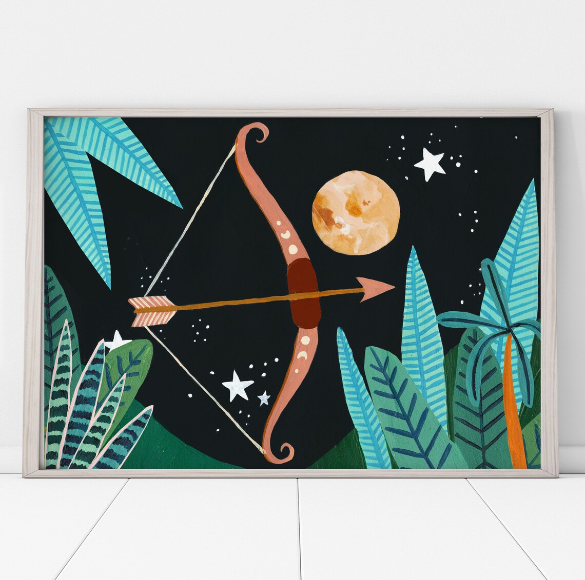 Sagittarius Zodiac Horoscope Constellation Art Print - Image 3