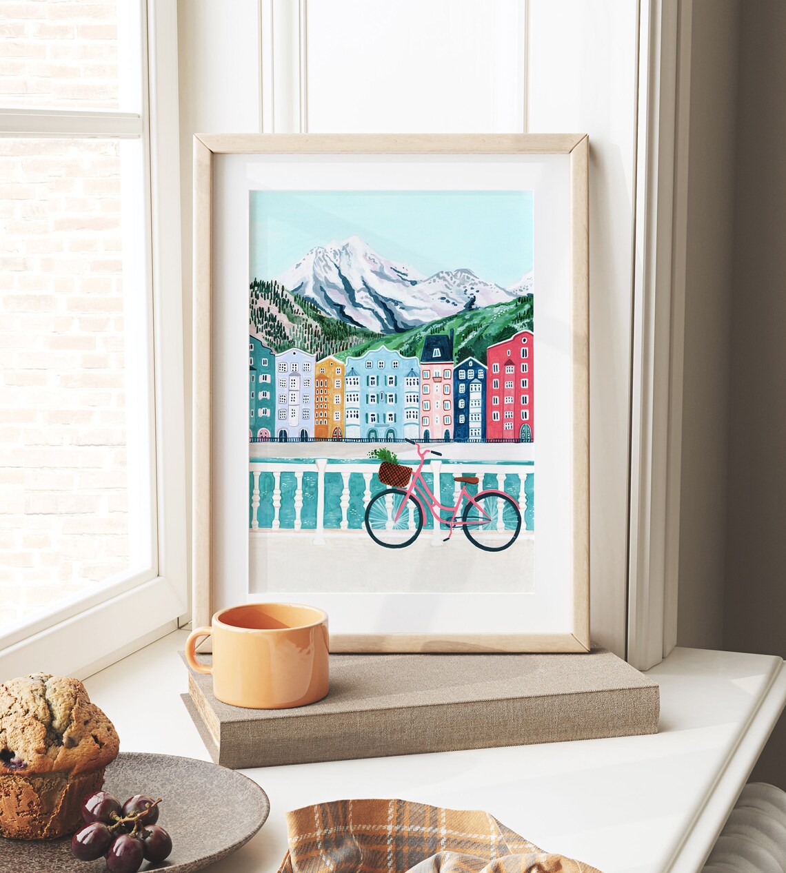 Innsbruck Austria Travel Poster, Austrian Alps - Image 2