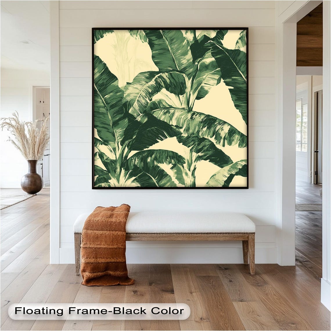 Tropical Banana Leaf Botanical Decor, Modern Jungle Vibe - Image 2