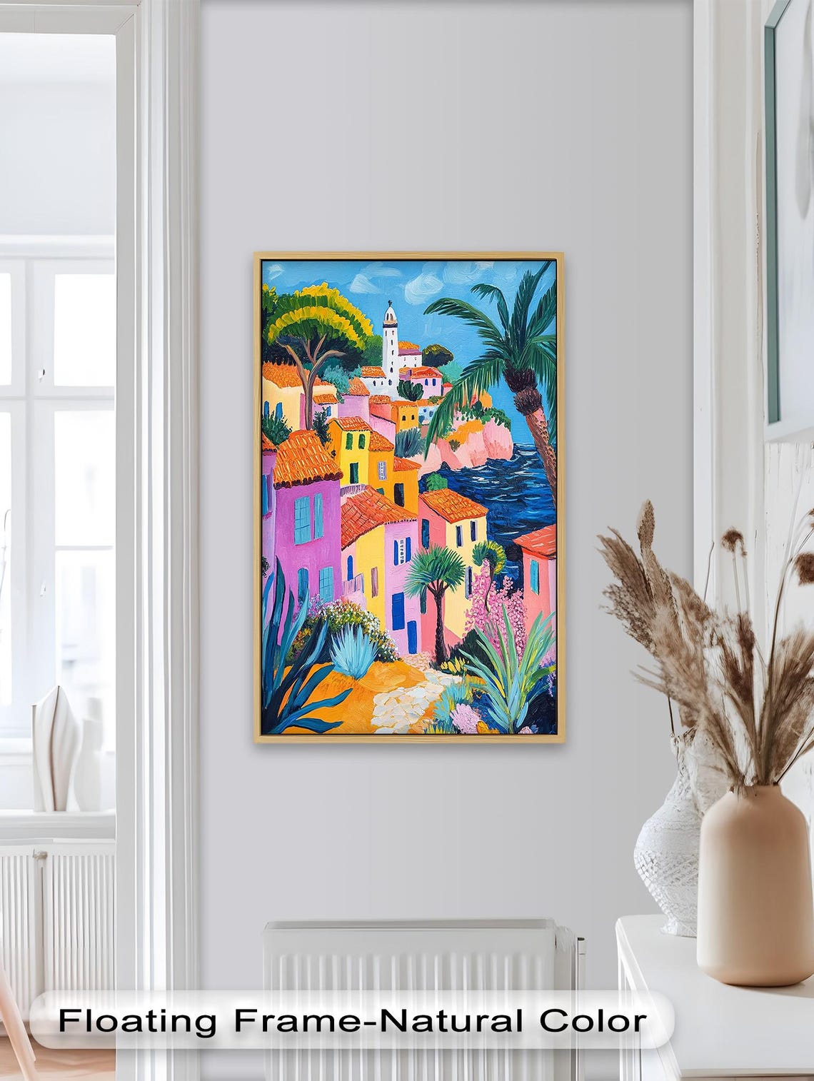 Mediterranean Village, Coastal Town Art Print - Image 4