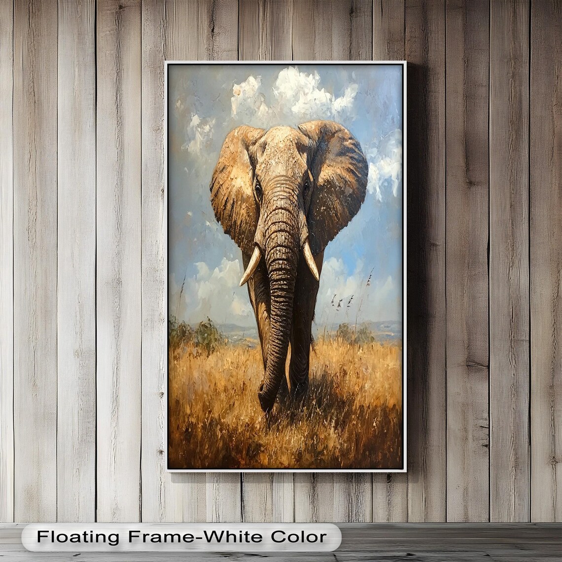 Majestic Elephant Panoramic Wildlife Decor - Image 4