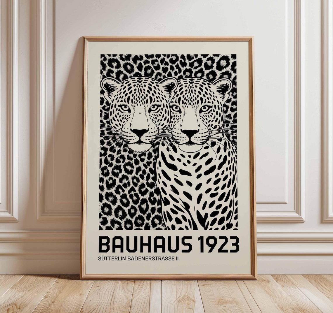 Bauhaus Leopard 1923 Art Print