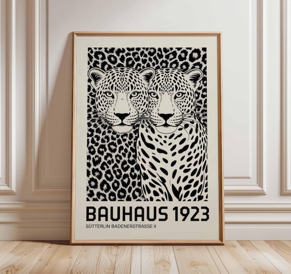 Bauhaus Leopard 1923 Art Print