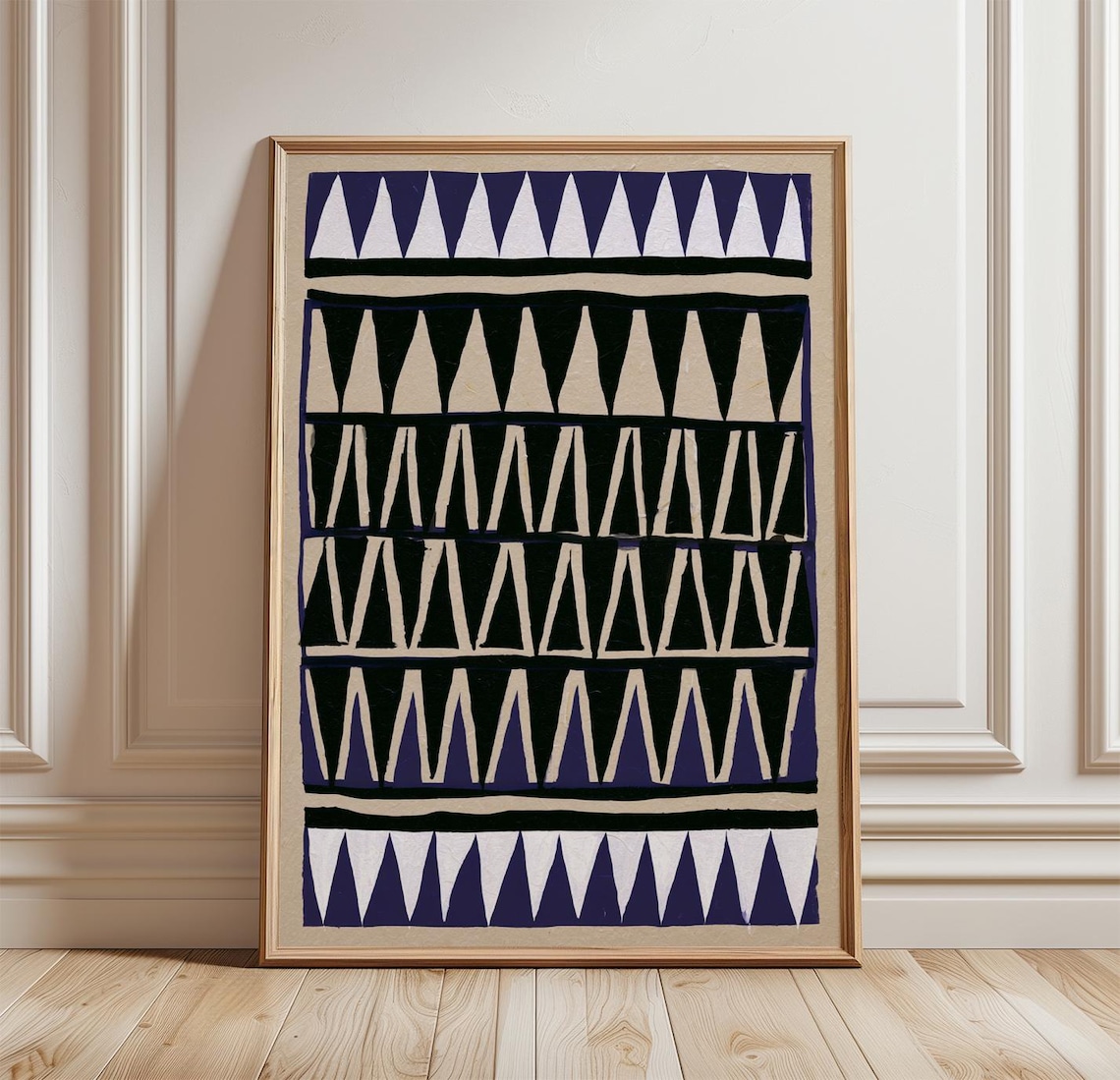 Abstract Geometric, Modern Pattern Art Print