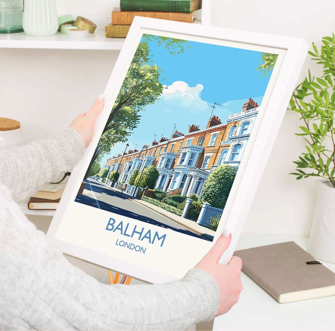 Balham Travel Poster, London Travel Print - Image 5