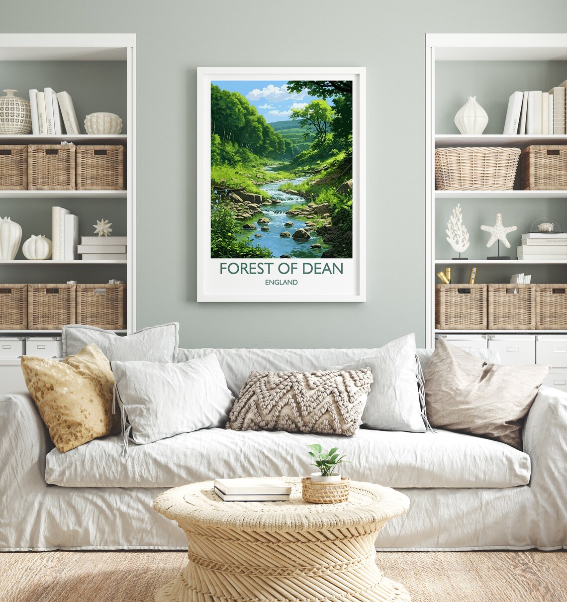 Forest Of Dean Travel Poster, England Travel Art - Image 4