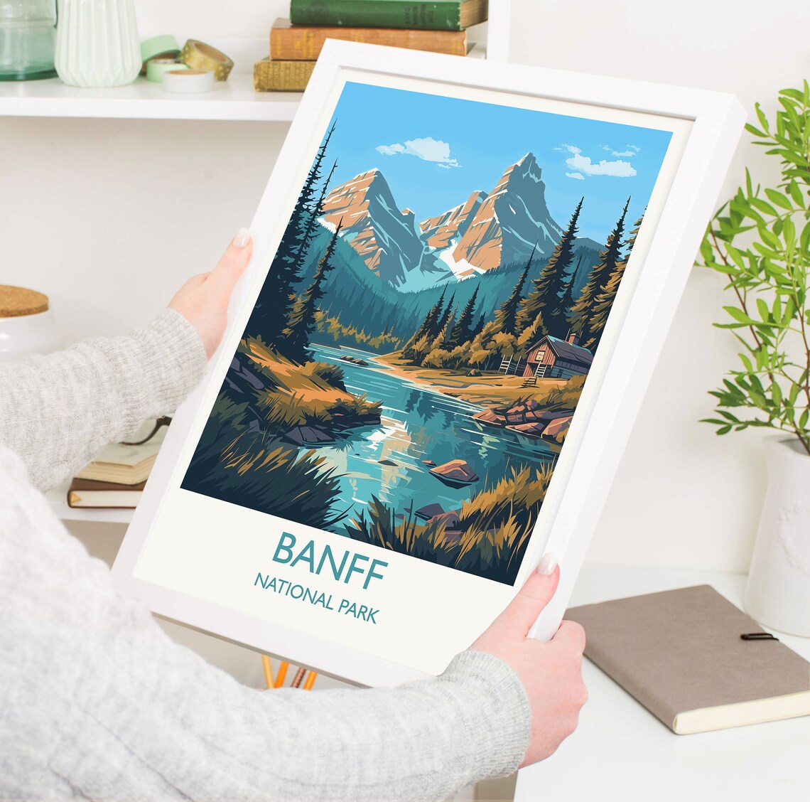 Banff Travel Poster, Banff National Park Canada - Image 5