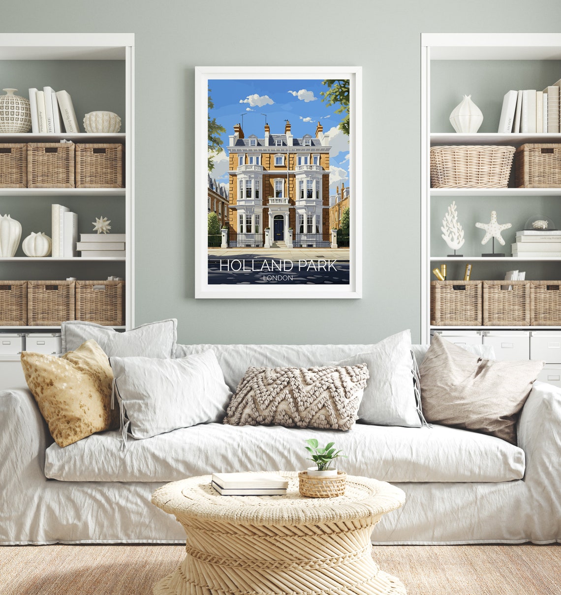 Holland Park Travel Print Travel Poster Of Holland Park London England London Art Lovers Gift Wall Art Print - Image 4