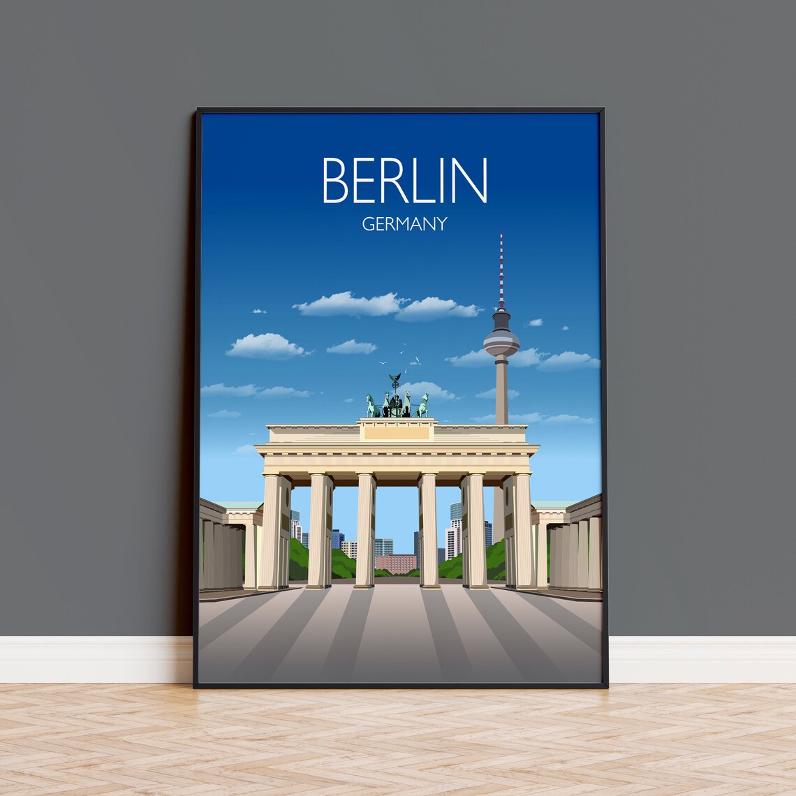 Berlin Germany Travel Print Travel Poster
