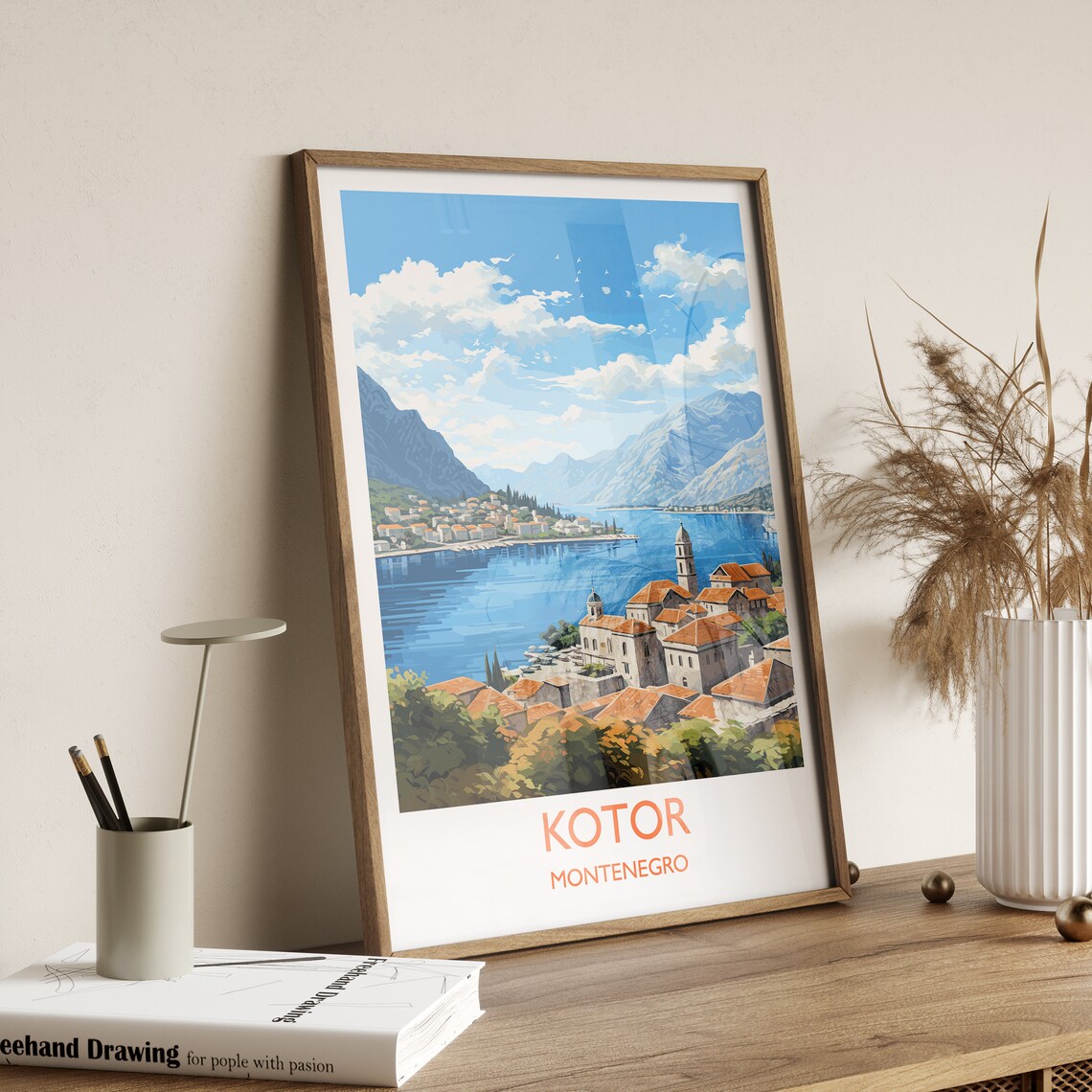 Kotor Travel Poster, Montenegro Travel Poster - Image 3