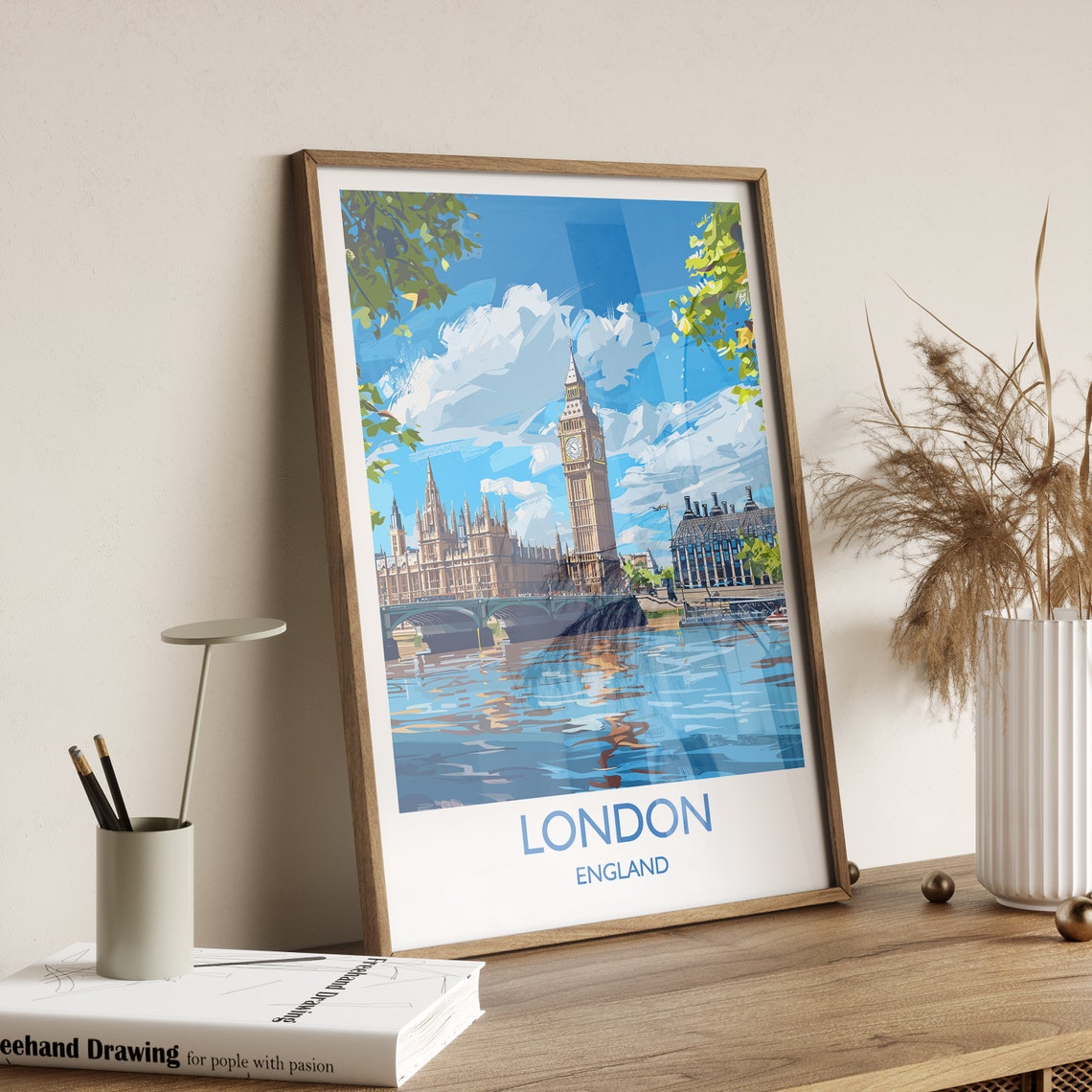 London Art Lovers Gift Wall Art Print - Image 2