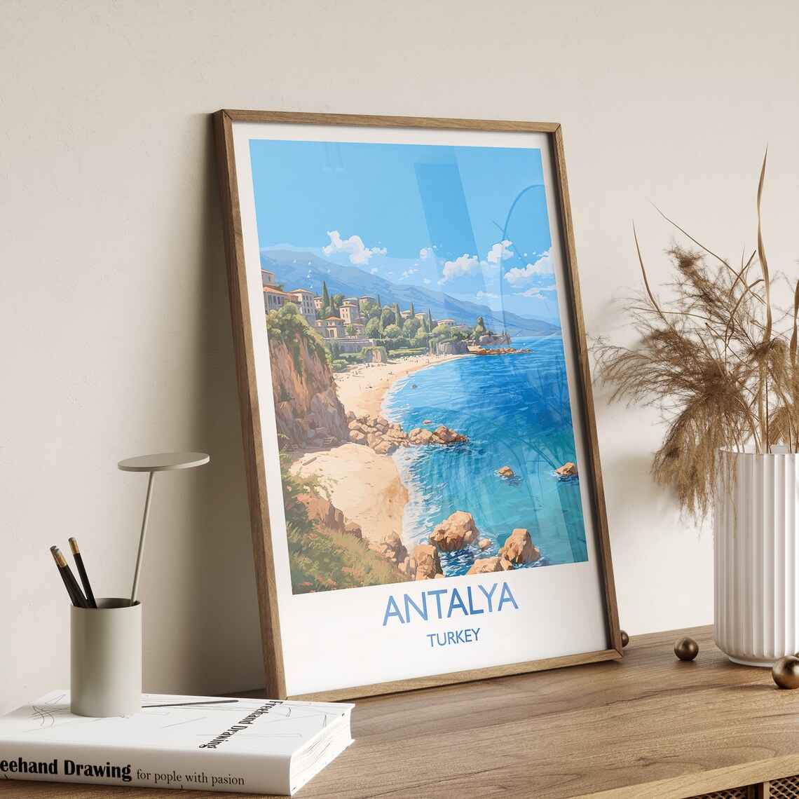 Antalya Travel Poster, Turkey Travel Poster - Image 3