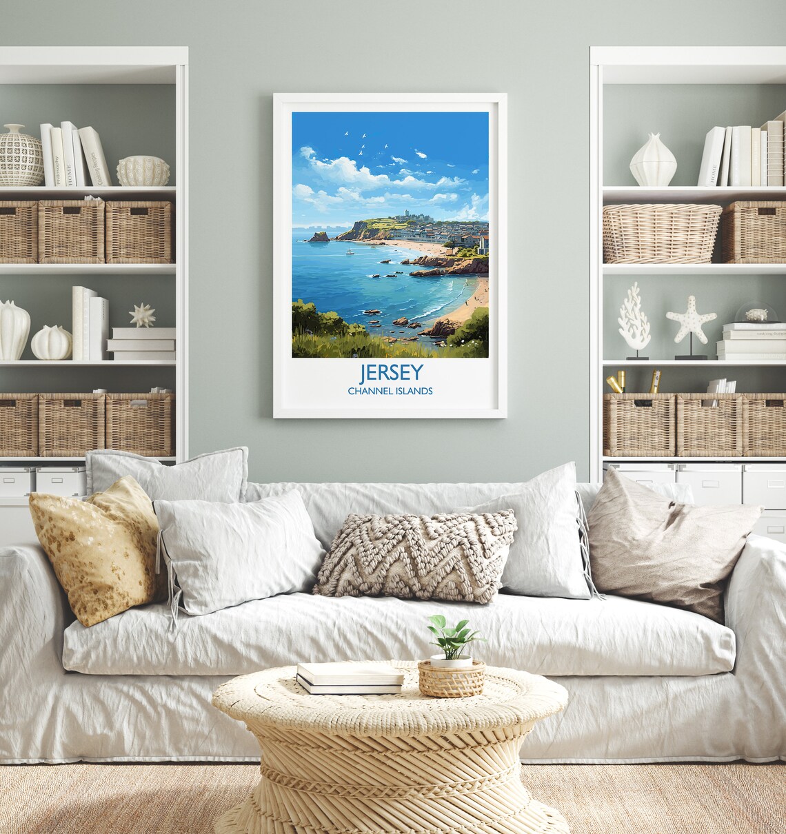 Jersey Travel Poster, Channel Islands Wall Art Print - Image 4
