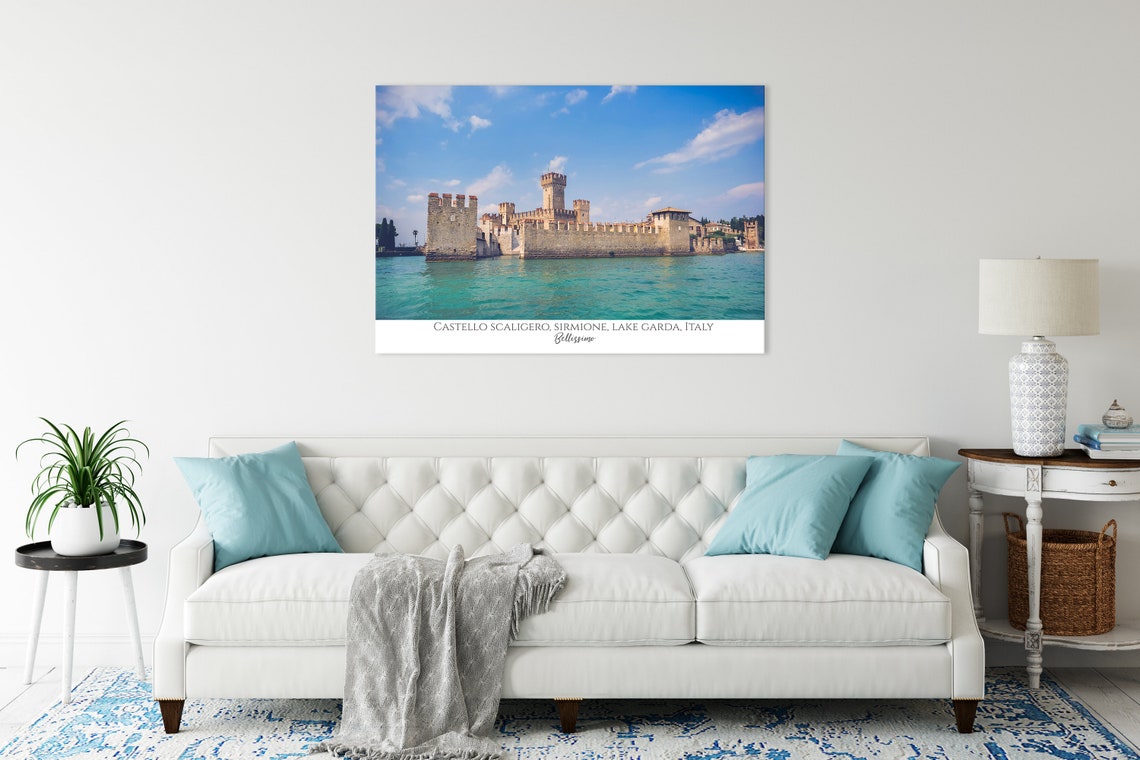 Italy Photo Print Sirmione Castello Scaligero Italy Photography Print Fine Art Photography Travel Photo Gift - Image 3