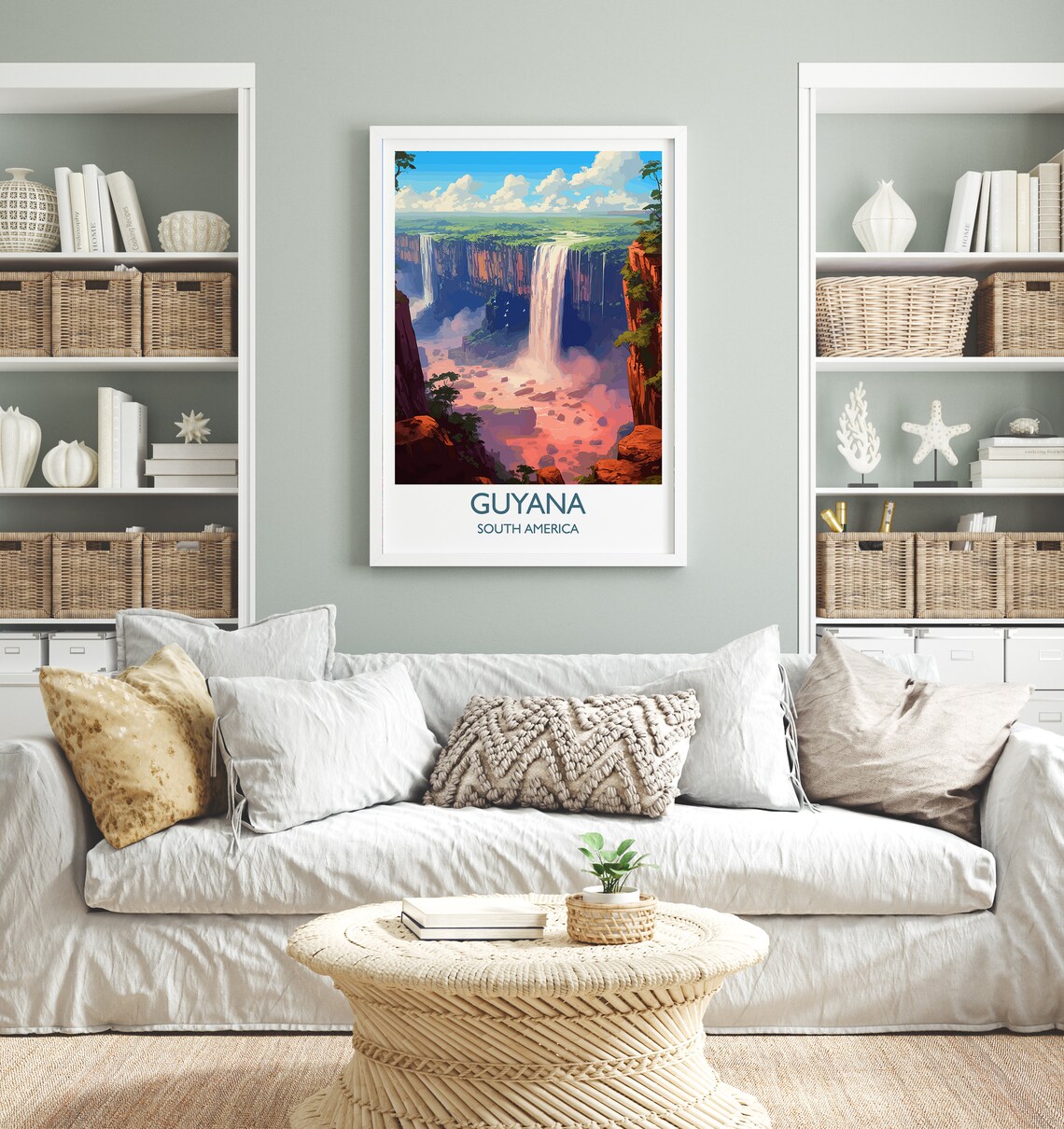 Guyana Travel Poster, South America Wall Art Print - Image 4