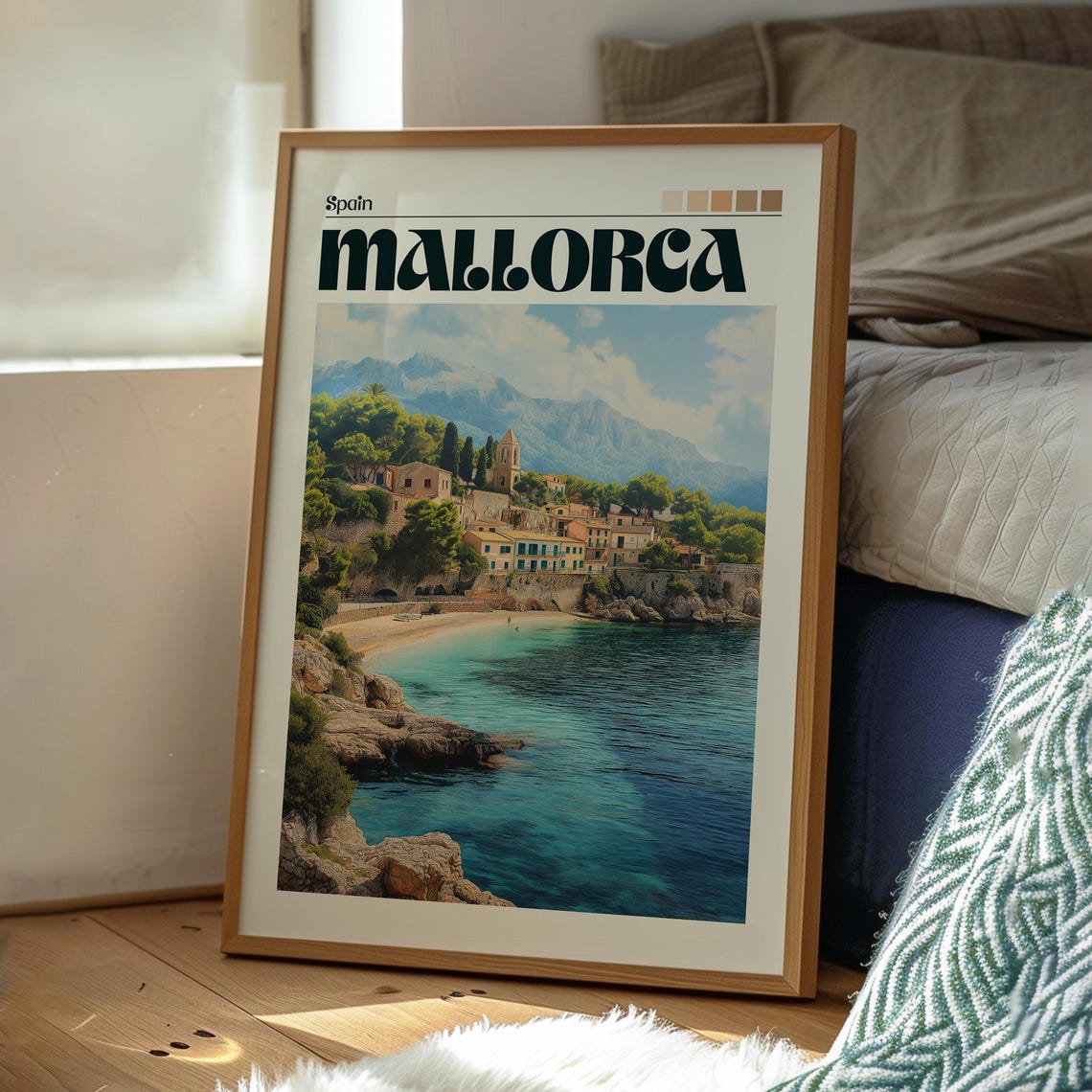 Mallorca Travel Poster, Balearic Islands Wall Art - Image 3
