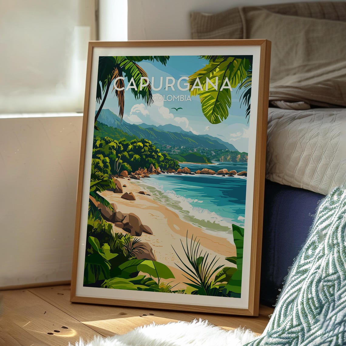 Capurgana Poster Colombia Art Travel Print Wall Backpacking South America - Image 3