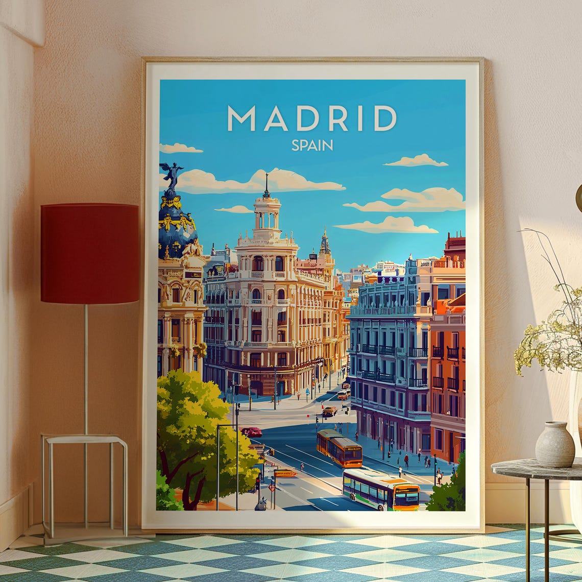 Madrid Vacation Gift For Traveller Travel Poster - Image 2