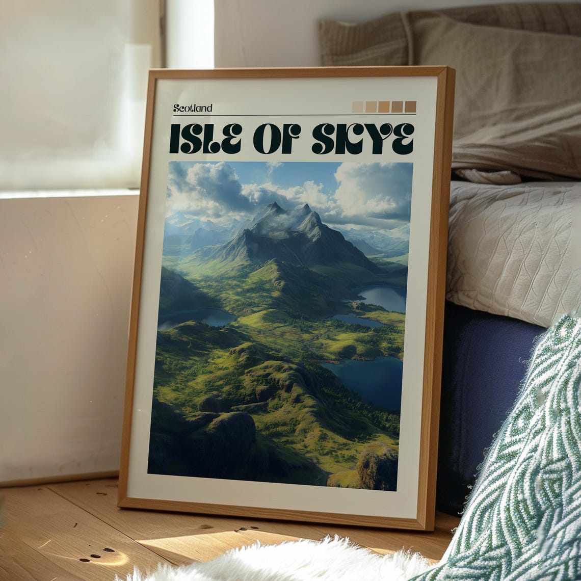 Isle of Skye Scotland Travel Poster Print - Image 3