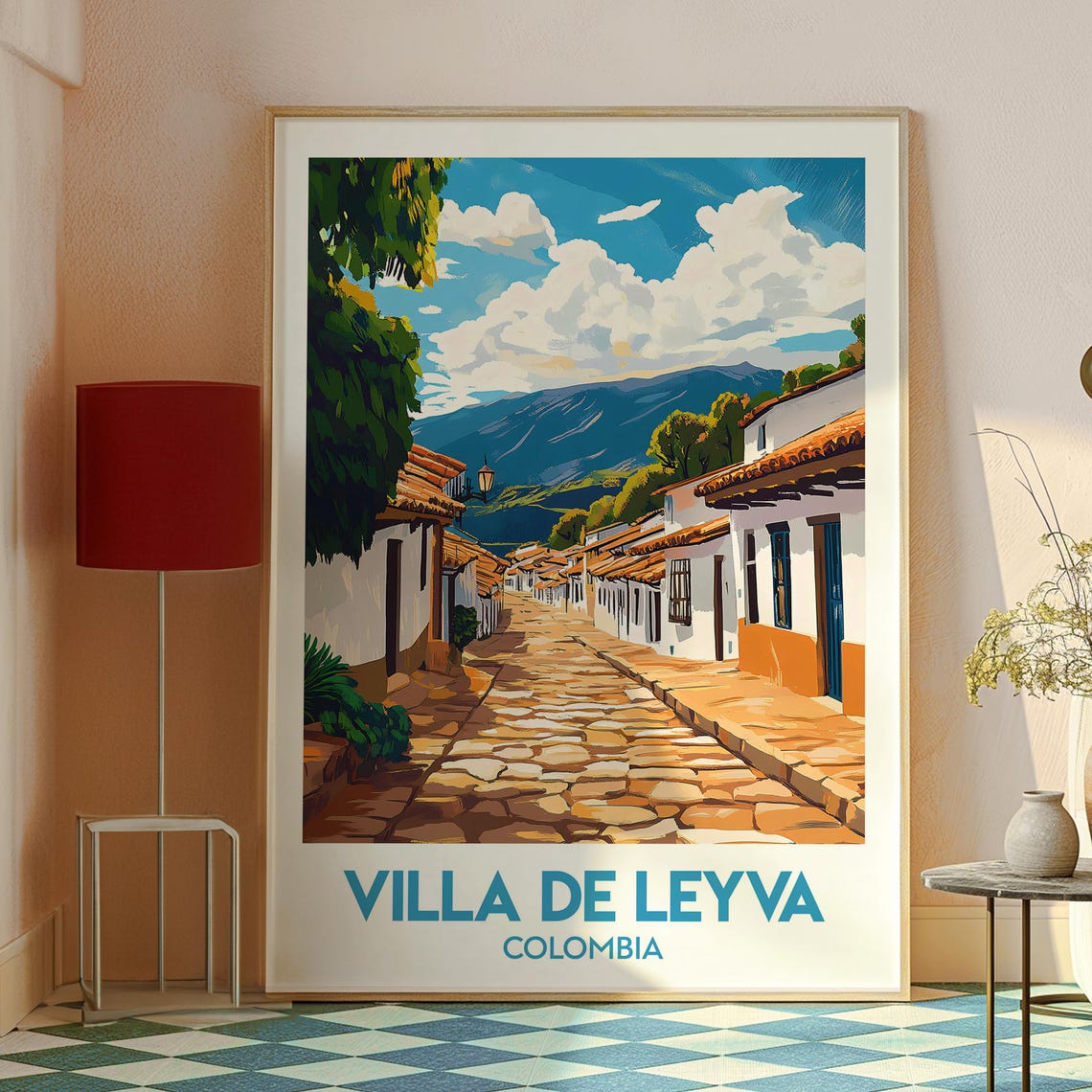 Villa De Leyva Poster Art Colombia Travel Print Wall Backpacking South America - Image 2