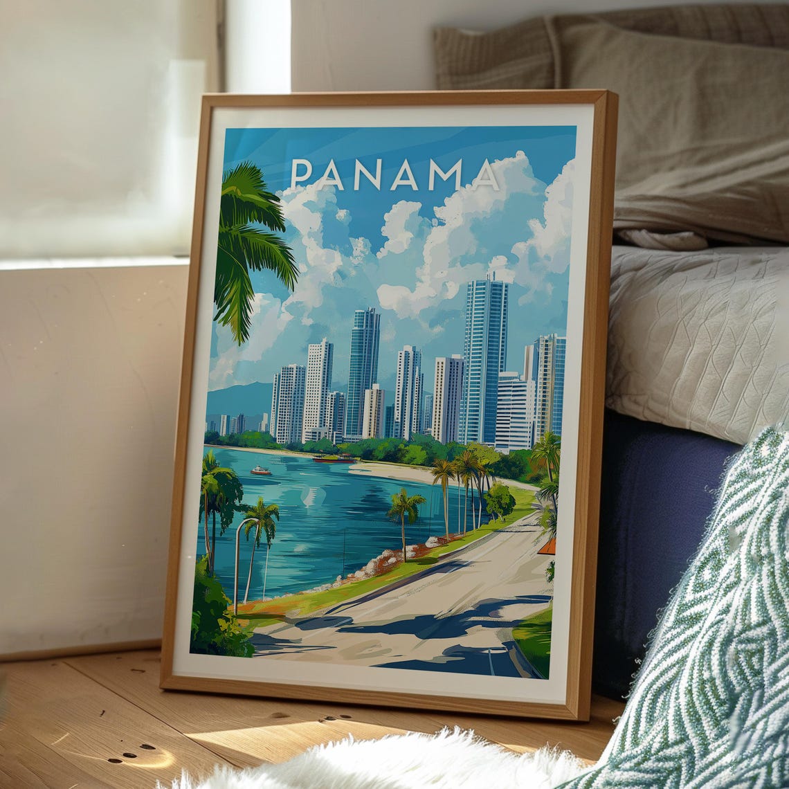 Panama Print Wall Art Beach Travel Bocas Del Toro Central America Poster - Image 3