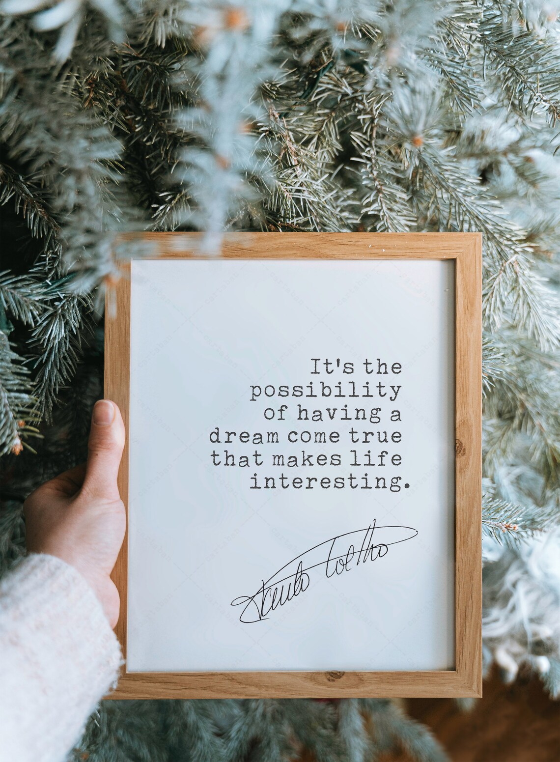 Paulo Coelho's The Alchemist Quote Poster Print - Image 4