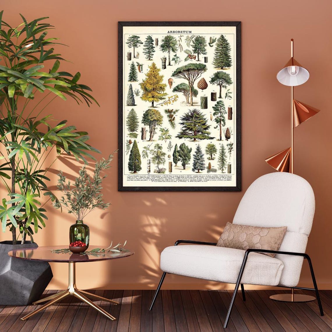 Tree Arboretum Art Decor Tree Arboretum Framed Art - Image 2