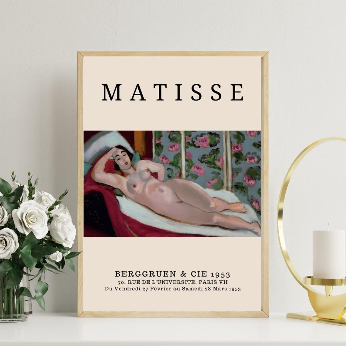 Henri Matisse Wall Art Henri Matisse Frame Art Henri Matisse Wall Art - Image 4