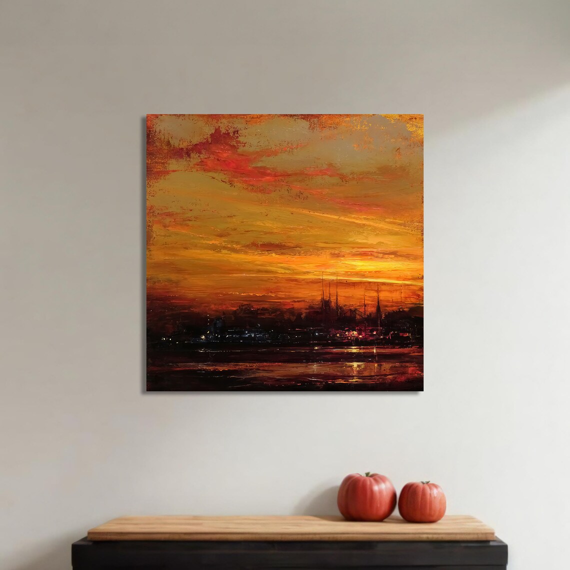 Sunset Over City Skyline, Urban Landscape Print - Image 4
