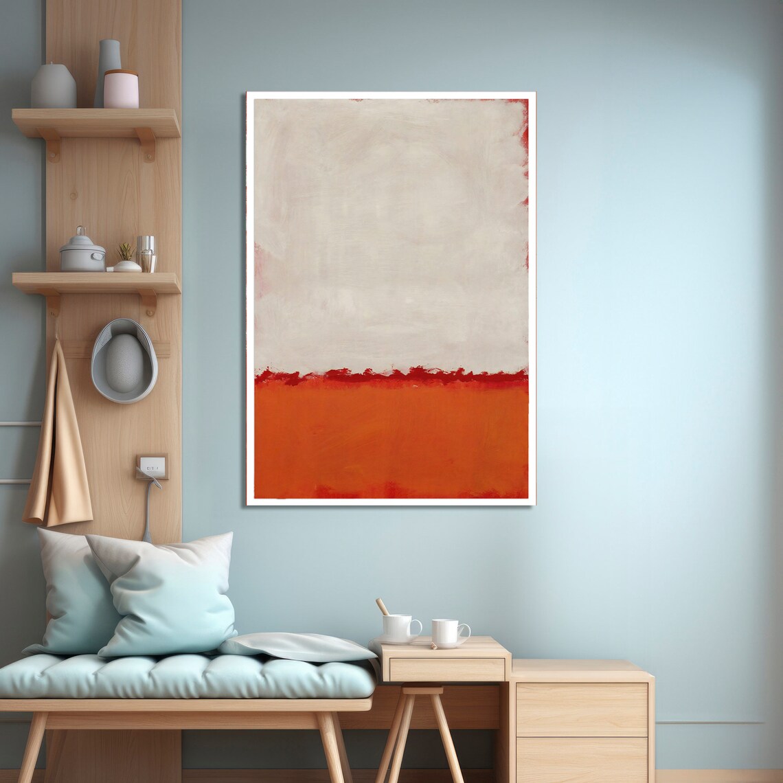 Mark Rokhto Inspired Abstract Art, Minimalist Decor - Image 2