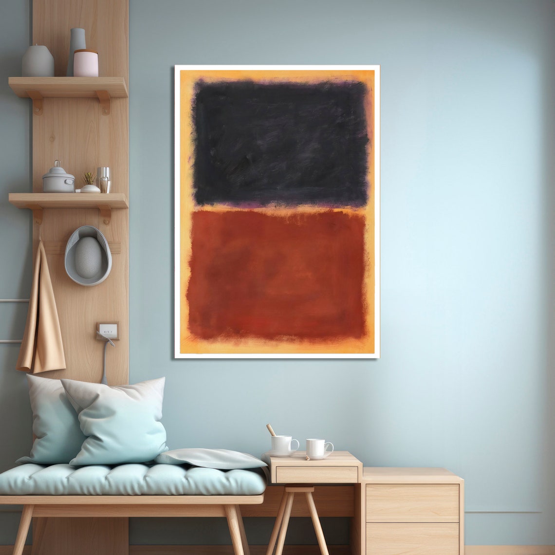 Mark Rothko Style Abstract Art Print - Image 4