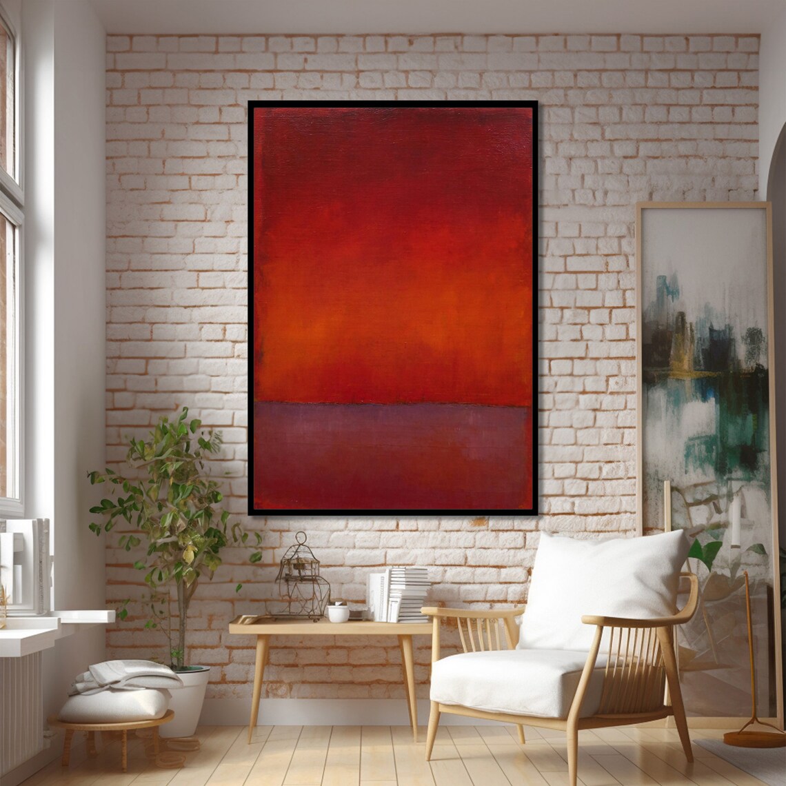 Mark Rothko Style Abstract Art Print, Modern Decor - Image 2